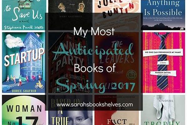 Highly Anticipated Books Spring