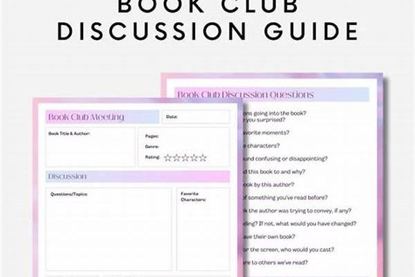 Ready-to-print Book Discussion Guides