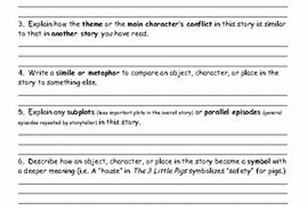 Analyzing Literary Works Handouts